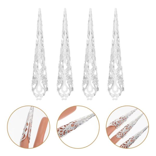 false nails 8pcs fingernail claw nail rings costume props belly dance accessory, Red;gold
false nails 8pcs fingernail claw nail rings costume props belly dance accessory, Red;gold
