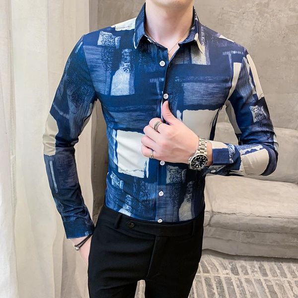 social flower shirts mens long sleeve slim men designer dress shirt camisas fiesta lattice printed shirt men night club outfit1, White;black
social flower shirts mens long sleeve slim men designer dress shirt camisas fiesta lattice printed shirt men night club outfit1, White;black