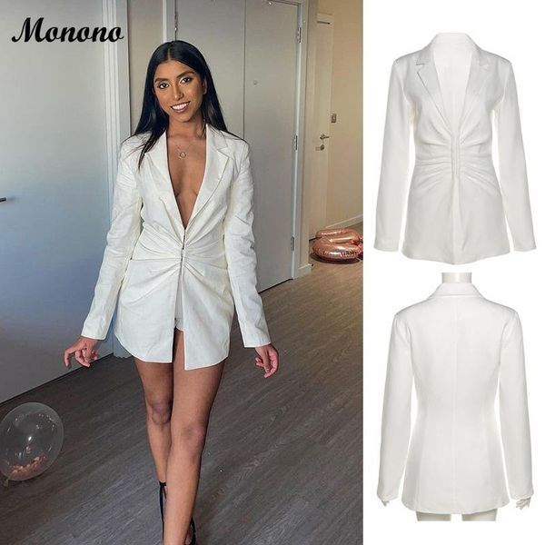 women's suits & blazers 2021 fashion elegant jacket women blazer dress button coat autumn high street office lady wild casual outwear o, White;black
women's suits & blazers 2021 fashion elegant jacket women blazer dress button coat autumn high street office lady wild casual outwear o, White;black