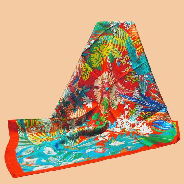 scarves huajun 2 store|| red joy "carnaval des oiseaux" 90 silk square scarf twill inkjet handmade curling, Blue;gray
scarves huajun 2 store|| red joy "carnaval des oiseaux" 90 silk square scarf twill inkjet handmade curling, Blue;gray