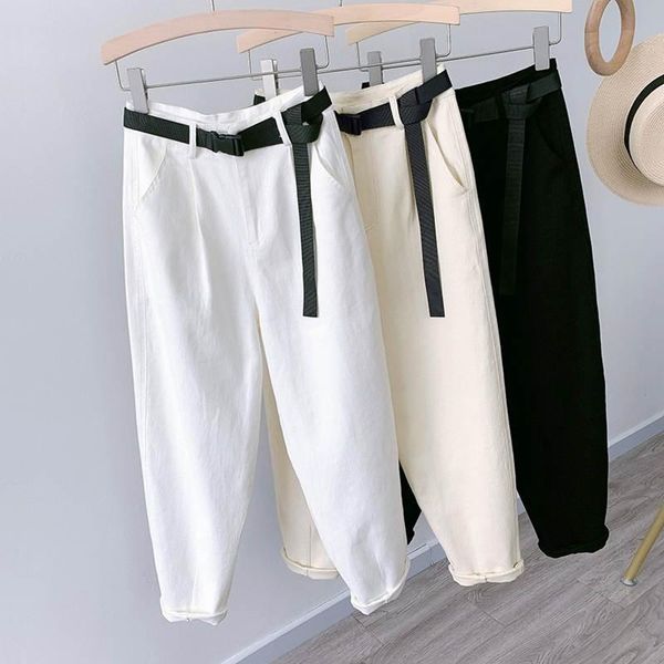 high waist denim harem jeans women pants casual ankle-length white mom jeans pantalon femme loose boyfriend womens c6941, Blue
high waist denim harem jeans women pants casual ankle-length white mom jeans pantalon femme loose boyfriend womens c6941, Blue