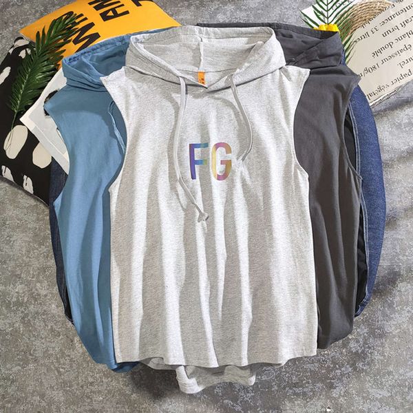 summer fashion trend reflective printed vest hooded men's casual cotton loose sports jacket t-shirt vest men's
summer fashion trend reflective printed vest hooded men's casual cotton loose sports jacket t-shirt vest men's