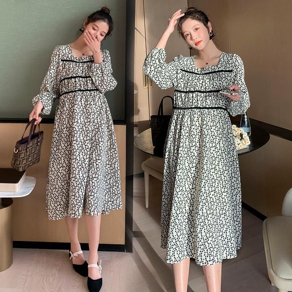 maternity dresses 2021 spring korean fashion chic long party dress floral printed a line slim clothes for pregnant women pregnancy, White
maternity dresses 2021 spring korean fashion chic long party dress floral printed a line slim clothes for pregnant women pregnancy, White