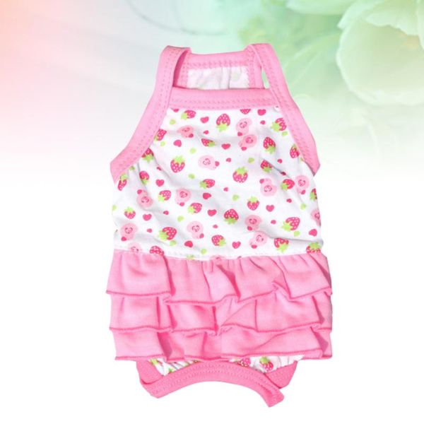 strawberry printed pet skirt summer pet clothes dog cotton dress fashion braces skirt supplies (pink, size xs)
strawberry printed pet skirt summer pet clothes dog cotton dress fashion braces skirt supplies (pink, size xs)