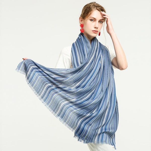 scarves 1pcs classic striped winter scarf muslim hijab viscose long muffler islamic bandana solid shalws ladies wraps, Blue;gray
scarves 1pcs classic striped winter scarf muslim hijab viscose long muffler islamic bandana solid shalws ladies wraps, Blue;gray