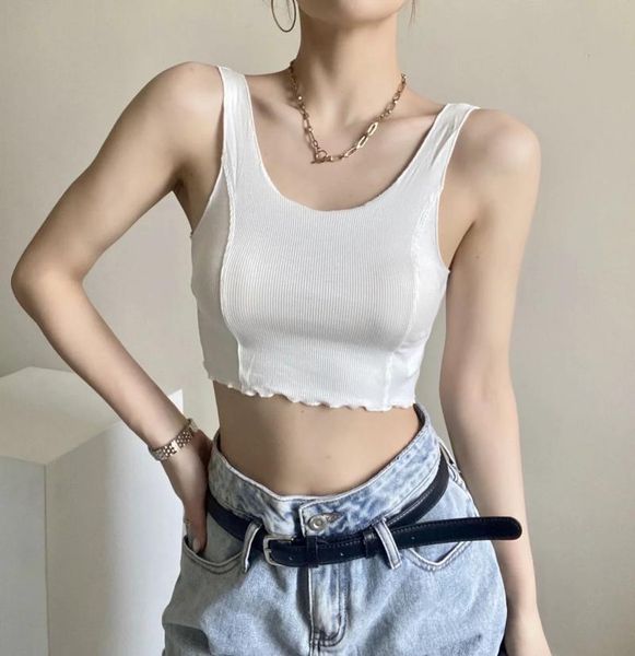 women's tanks & camis black brief paragraph small vest in the summer of 2021 midriff pure color lace backing condole belt, White
women's tanks & camis black brief paragraph small vest in the summer of 2021 midriff pure color lace backing condole belt, White