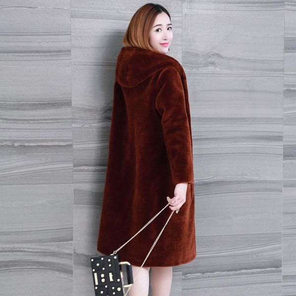 women's fur & faux sheap shearing overcoat women coat 2021 winter long parka real collar warm jacket plus size 5xl 6xl lx2499, Black
women's fur & faux sheap shearing overcoat women coat 2021 winter long parka real collar warm jacket plus size 5xl 6xl lx2499, Black