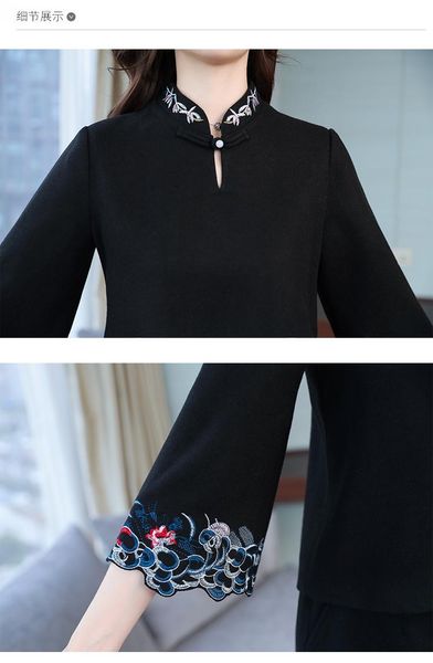 chinese style 2 piece set women spring ensemble femme deux pieces office lady conjunto feminino year-old female costume ukraine, Gray
chinese style 2 piece set women spring ensemble femme deux pieces office lady conjunto feminino year-old female costume ukraine, Gray