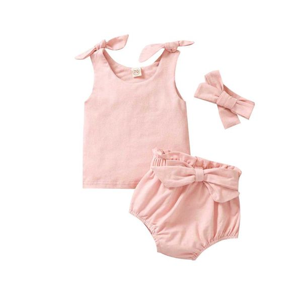 opperiaya 3pcs toddler baby girls summer lovely solid outfits sleeveless tie knot tank vest bloomers bow headband set, White
opperiaya 3pcs toddler baby girls summer lovely solid outfits sleeveless tie knot tank vest bloomers bow headband set, White