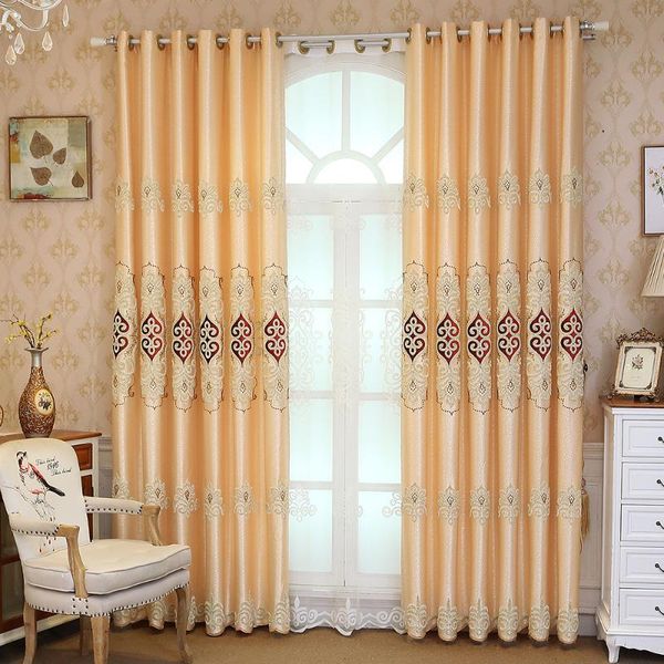 curtain & drapes custom curtains european jacquard yellow red shading embroidered livingroom bedroom cloth blackout tulle drape m730
curtain & drapes custom curtains european jacquard yellow red shading embroidered livingroom bedroom cloth blackout tulle drape m730