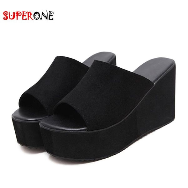 sandals superone summer slip on women wedges platform high heels fashion open toe ladies casual shoes comfortable promotion sale, Black
sandals superone summer slip on women wedges platform high heels fashion open toe ladies casual shoes comfortable promotion sale, Black