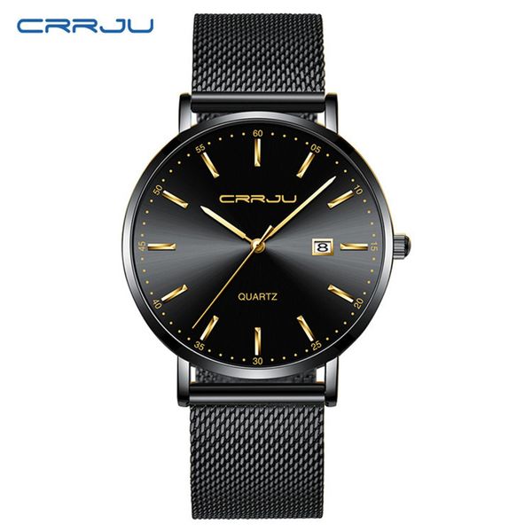 crrju watches 2161 trending blue mens quartz watch mesh strap water resist calendar simple casual ultra-thin minimalist wristwatch date cloc, Slivery;brown
crrju watches 2161 trending blue mens quartz watch mesh strap water resist calendar simple casual ultra-thin minimalist wristwatch date cloc, Slivery;brown