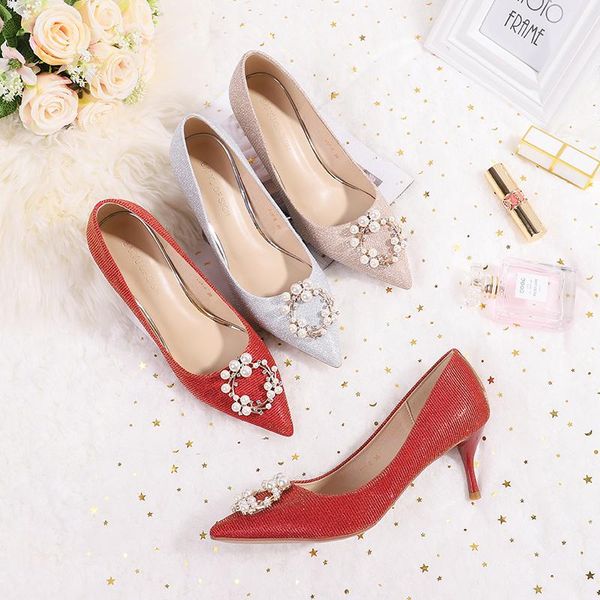 dress shoes 2021 women wedding high heels pointed toe gold spring designer ladies pumps drop 3.5 6.5cm heel, Black
dress shoes 2021 women wedding high heels pointed toe gold spring designer ladies pumps drop 3.5 6.5cm heel, Black