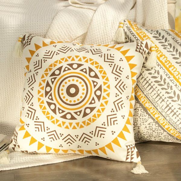 cushion/decorative pillow dunxdeco cushion cover decorative case simple yellow leaf print cotton tassel coussin home room sofa chair decorat
cushion/decorative pillow dunxdeco cushion cover decorative case simple yellow leaf print cotton tassel coussin home room sofa chair decorat