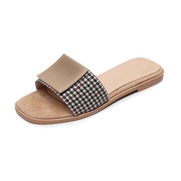 slippers women's shoes 2021 summer style flat-heeled flip flops outer wear square buckle soft bottom korean casual sandals, Black
slippers women's shoes 2021 summer style flat-heeled flip flops outer wear square buckle soft bottom korean casual sandals, Black
