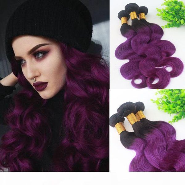 human hair weave bundles ombre 1b purple two tone color human remy hair extensions body wave, Black
human hair weave bundles ombre 1b purple two tone color human remy hair extensions body wave, Black