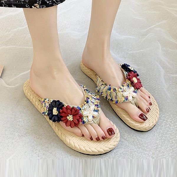 slippers fashion 2021 women's summer bohemian clip toe flip flops non-slip flat beach shoes d2#2, Black
slippers fashion 2021 women's summer bohemian clip toe flip flops non-slip flat beach shoes d2#2, Black