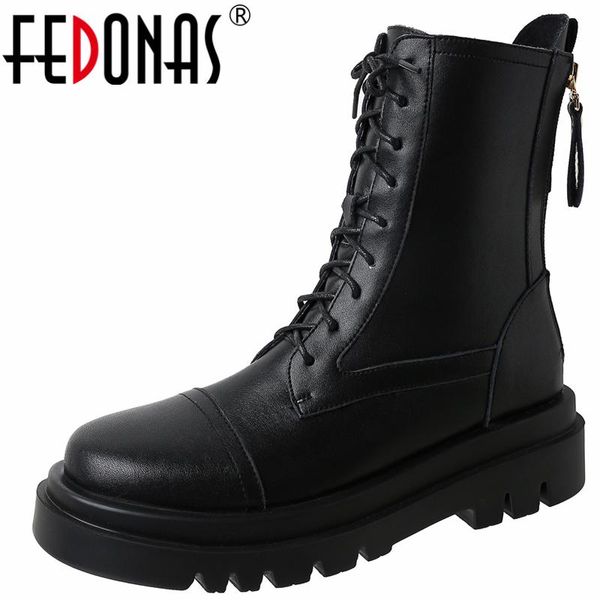 boots fedonas round toe women motorcycle ankle fashion back zipper genuine leather casual cross-tied shoes woman autumn winter, Black
boots fedonas round toe women motorcycle ankle fashion back zipper genuine leather casual cross-tied shoes woman autumn winter, Black