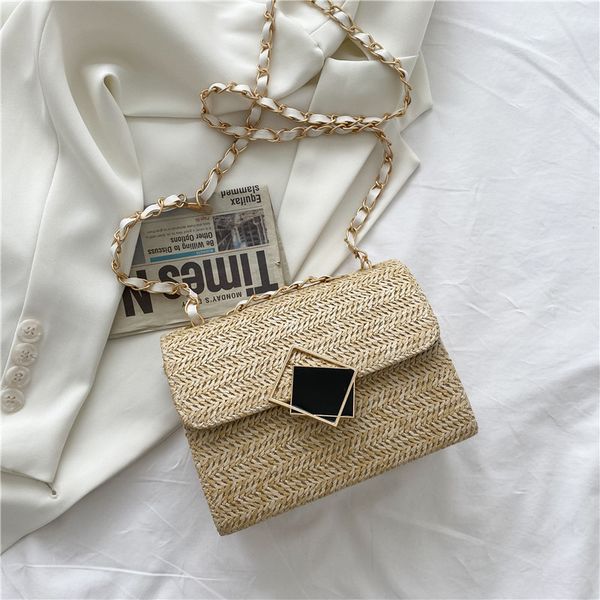 new handbags metal chain messenger 2021 spring lock small square women's tide grass woven one shoulder bag factory direct sale
new handbags metal chain messenger 2021 spring lock small square women's tide grass woven one shoulder bag factory direct sale