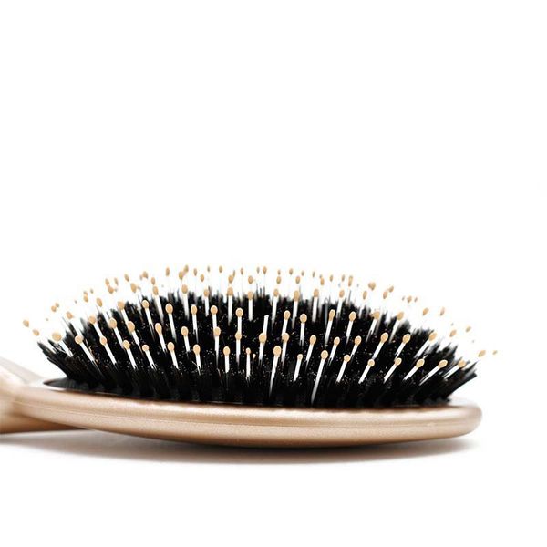 natural wild boar bristle massage comb anti-static hair scalp paddle brush beech aluminium handle hair brush styling tool
natural wild boar bristle massage comb anti-static hair scalp paddle brush beech aluminium handle hair brush styling tool