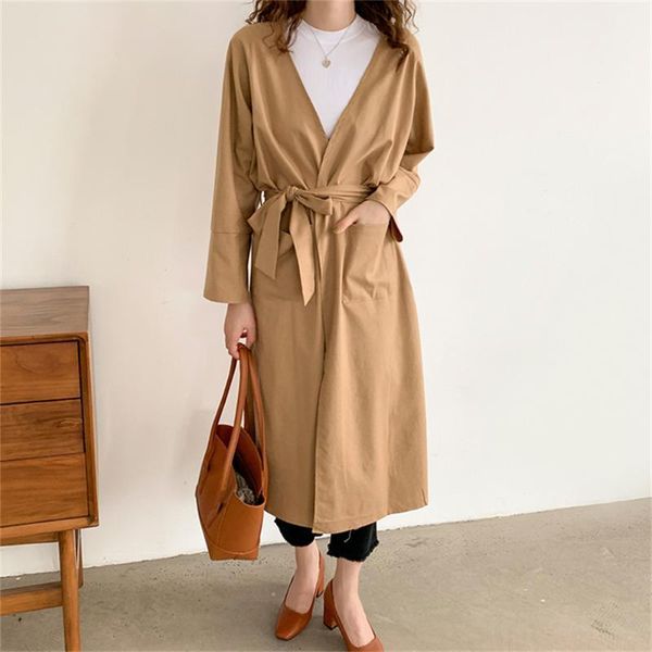 women's trench coats alien kitty stylish lace-up long straight loose femme chic elegant high street windbreaker 2021 autumn casual, Tan;black
women's trench coats alien kitty stylish lace-up long straight loose femme chic elegant high street windbreaker 2021 autumn casual, Tan;black