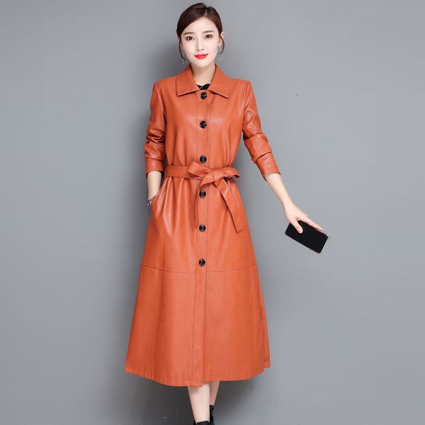 2021 new women autumn long jackets thicken leather coat genuine sheep jacket office lady trench outerwear 26kx, Tan;black
2021 new women autumn long jackets thicken leather coat genuine sheep jacket office lady trench outerwear 26kx, Tan;black