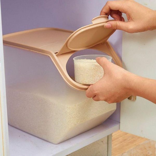 storage bottles & jars rice container airtight food sealed moisture cereal grain organizer for kitchen
storage bottles & jars rice container airtight food sealed moisture cereal grain organizer for kitchen