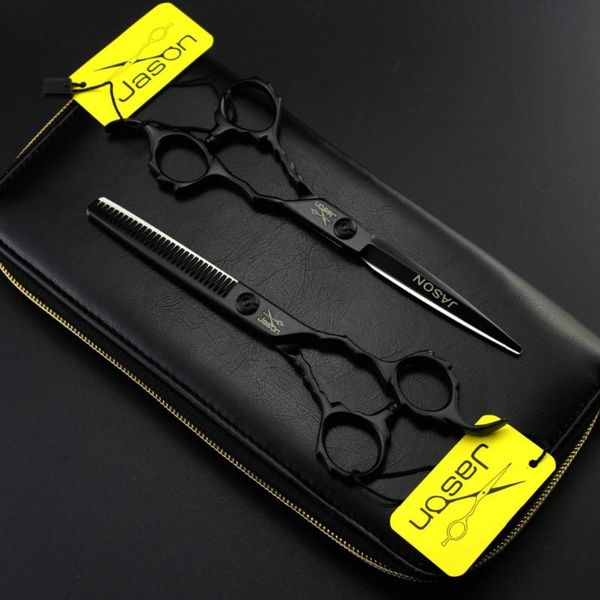 hair scissors 334# 6'' brand jason grade black hairdressing 440c bang cut barbers cutting thinning shears
hair scissors 334# 6'' brand jason grade black hairdressing 440c bang cut barbers cutting thinning shears