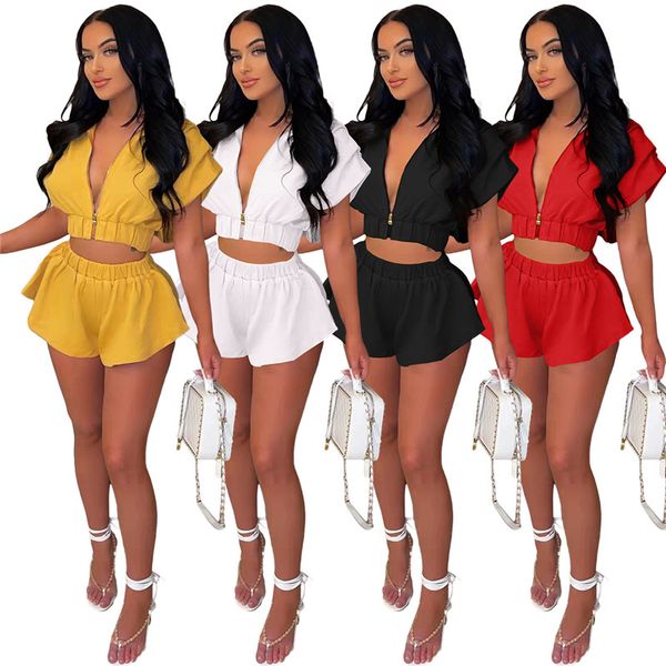 bulk summer matching women skirt suits hooded crop mini skirt two piece dress bandage dress suits short sleeve solid 6883, White
bulk summer matching women skirt suits hooded crop mini skirt two piece dress bandage dress suits short sleeve solid 6883, White