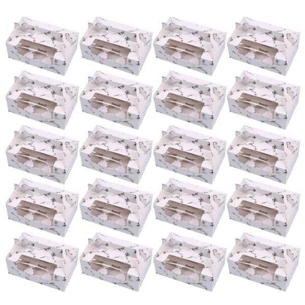 gift wrap 20pcs marbling cupcake boxes with handle portable muffin holder dessert containers (1 cavity)
gift wrap 20pcs marbling cupcake boxes with handle portable muffin holder dessert containers (1 cavity)