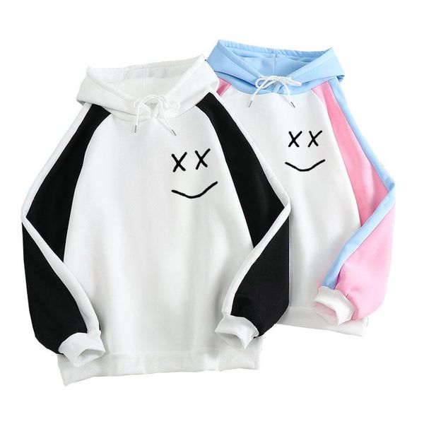 women's hoodies & sweatshirts winter harajuku chest print loose hoodie large size long sleeve casual simple color block girlfriend, Black
women's hoodies & sweatshirts winter harajuku chest print loose hoodie large size long sleeve casual simple color block girlfriend, Black