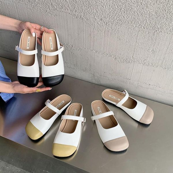 slippers bailamos 2021 brand design women slipper round toe low heels casual slides flip flop closed slip on mules shoes, Black
slippers bailamos 2021 brand design women slipper round toe low heels casual slides flip flop closed slip on mules shoes, Black