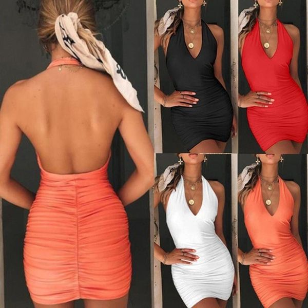 casual dresses halter dress sleeveless v neck womens short summer backless high draped slim wrap bodycon evening party mini, Black;gray
casual dresses halter dress sleeveless v neck womens short summer backless high draped slim wrap bodycon evening party mini, Black;gray