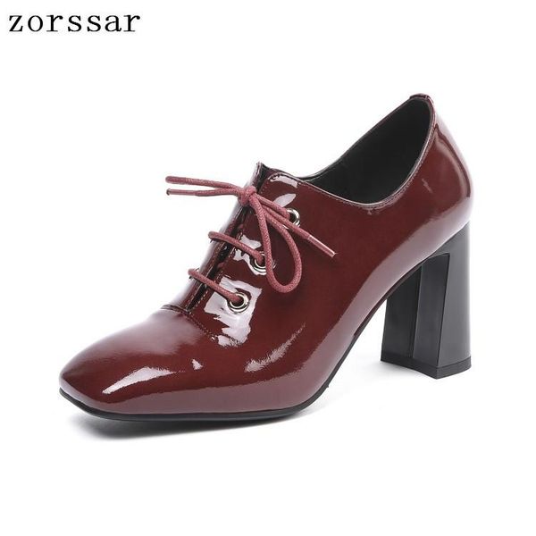 zorssar 2021 new women pumps patent leather shallow lace up square toe high heels wedding party derss shoes plus size 33-43, Black
zorssar 2021 new women pumps patent leather shallow lace up square toe high heels wedding party derss shoes plus size 33-43, Black