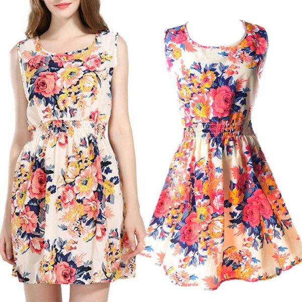 casual dresses 2pcs/pack summer short beach floral print women dress spring plus size s-xxl ladies nh258, Black;gray 
casual dresses 2pcs/pack summer short beach floral print women dress spring plus size s-xxl ladies nh258, Black;gray