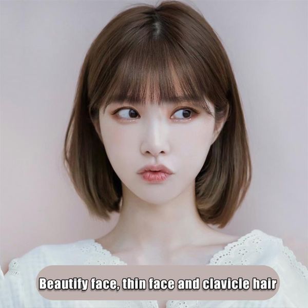 synthetic wigs xg short straight bob hair fake false er for brown black women hand made
synthetic wigs xg short straight bob hair fake false er for brown black women hand made