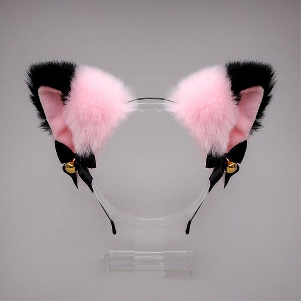 hair accessories faux fur pink kitten ears headband with bowknot bell furry plush animal cosplay hoop lolita kawaii party headpiece
hair accessories faux fur pink kitten ears headband with bowknot bell furry plush animal cosplay hoop lolita kawaii party headpiece