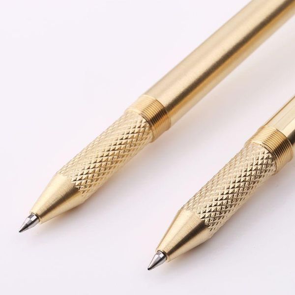 retro gold brass black ink ballpoint pen handmade with clip office school supplies stationery 581a pens, Blue;orange
retro gold brass black ink ballpoint pen handmade with clip office school supplies stationery 581a pens, Blue;orange