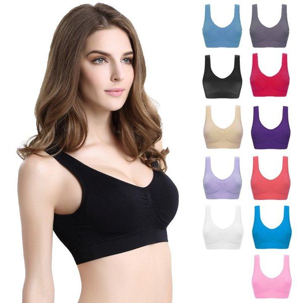 gym clothing 2021 solid one-piece bra women wire seamless vest yoga sports full cup non-adjusted straps large size1, White;black
gym clothing 2021 solid one-piece bra women wire seamless vest yoga sports full cup non-adjusted straps large size1, White;black
