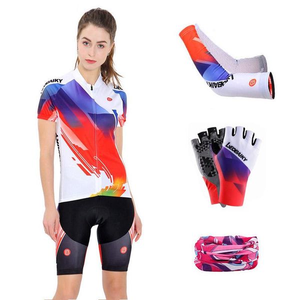 short sleeve bicycle jersey set women cycling clothing mtb wear summer racing pro team mountain bike clothes anti-uv skinsuit, Black;blue
short sleeve bicycle jersey set women cycling clothing mtb wear summer racing pro team mountain bike clothes anti-uv skinsuit, Black;blue