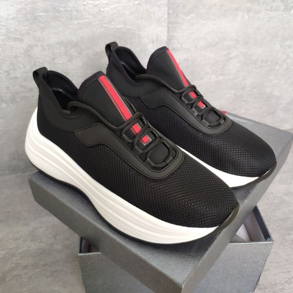 men trainers designer technical knit shoes toblach platform sneakers hight increasing shoe flat runner trainer mesh fabric breathable casual, Black
men trainers designer technical knit shoes toblach platform sneakers hight increasing shoe flat runner trainer mesh fabric breathable casual, Black