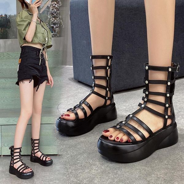boots rivets women high heels shoes zipper luxury designer boots-women stiletto sandals flat rubber elegant ladies fashion summe, Black
boots rivets women high heels shoes zipper luxury designer boots-women stiletto sandals flat rubber elegant ladies fashion summe, Black