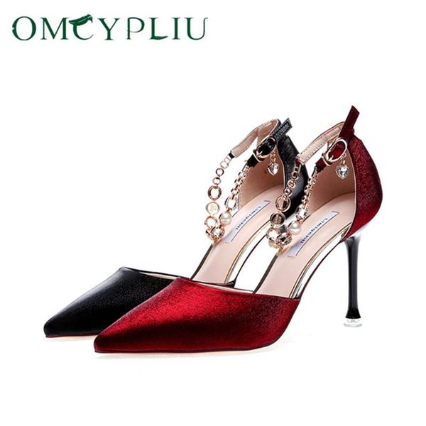 sandals women summer woman high heels ladies party shoe block heel pointed shoes plus size sandalias mujer 2021 female sandalia, Black
sandals women summer woman high heels ladies party shoe block heel pointed shoes plus size sandalias mujer 2021 female sandalia, Black