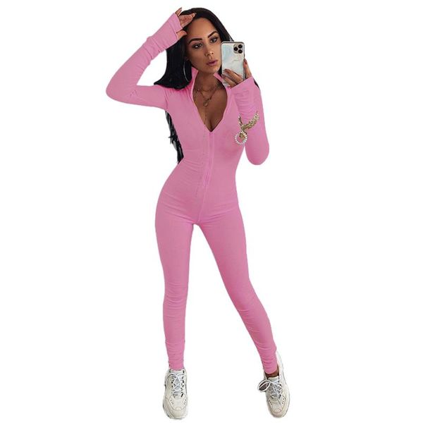 women autumn jumpsuits, solid color ruffled stand collar long sleeves zipper open formfitting bodysuits for ladies, White;black
women autumn jumpsuits, solid color ruffled stand collar long sleeves zipper open formfitting bodysuits for ladies, White;black