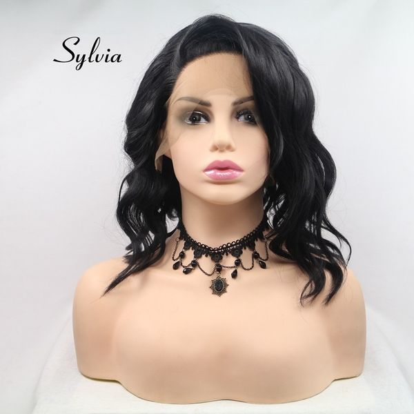 sylvia natural black wigs short wavy hair heat resistant fiber side part synthetic lace front glueless, Black;brown
sylvia natural black wigs short wavy hair heat resistant fiber side part synthetic lace front glueless, Black;brown