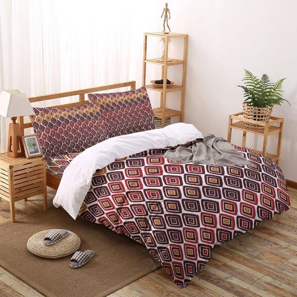 bedding sets rhombus geometric color print comforter set duvet cover king bed home housse de couette gift
bedding sets rhombus geometric color print comforter set duvet cover king bed home housse de couette gift