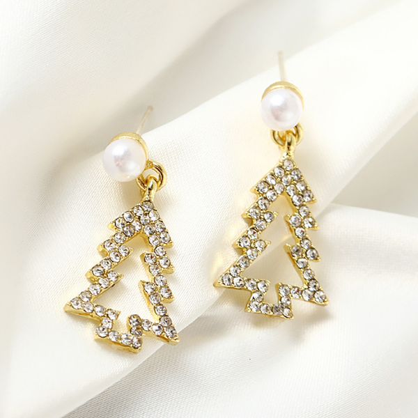 studs earrings s925 silver needle japanese and korean christmas tree super flash diamond feminine style versatile tassel, Golden;silver
studs earrings s925 silver needle japanese and korean christmas tree super flash diamond feminine style versatile tassel, Golden;silver