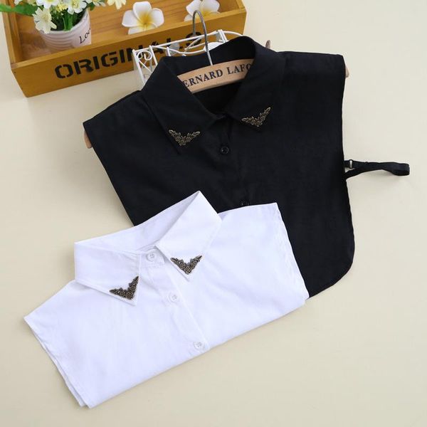 bow ties black shirt fake collar for women detachable collars lapel blouse sweater false neckwear female decor clothes accessory, Black;gray
bow ties black shirt fake collar for women detachable collars lapel blouse sweater false neckwear female decor clothes accessory, Black;gray