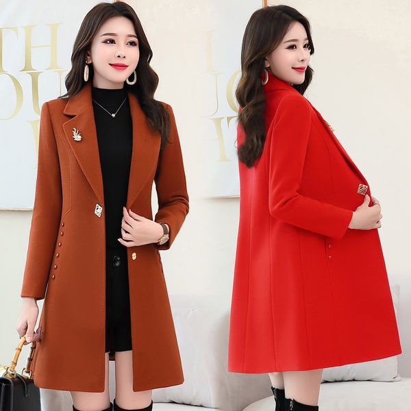 feminine middle length woman's spring and autumn new fine tuning was thin winter wool coat 0xxl, Black
feminine middle length woman's spring and autumn new fine tuning was thin winter wool coat 0xxl, Black
