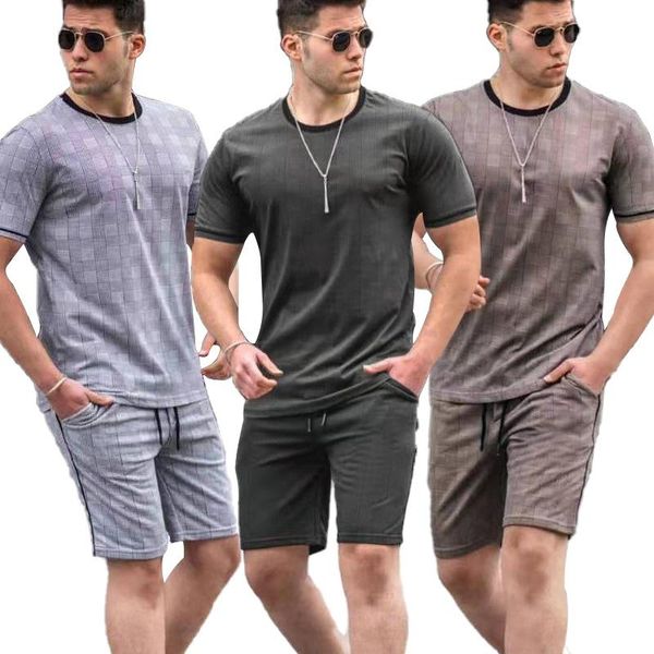 men's tracksuits 2021 summer t-shirt shorts sets 3d lattice wind jogging sports suit loose sportswear plus size clothing, Gray
men's tracksuits 2021 summer t-shirt shorts sets 3d lattice wind jogging sports suit loose sportswear plus size clothing, Gray